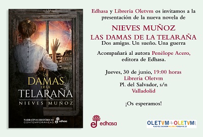 LAS DAMAS DE LA TELARAÑA la nueva novela de Nievez Muñoz